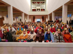 Sternsingeraktion 2019 in St. Josef, Lingen-Laxten